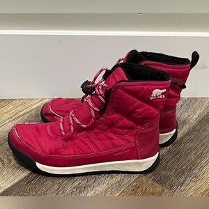Sorel Fuchsia Rush Black Boots Sz.3